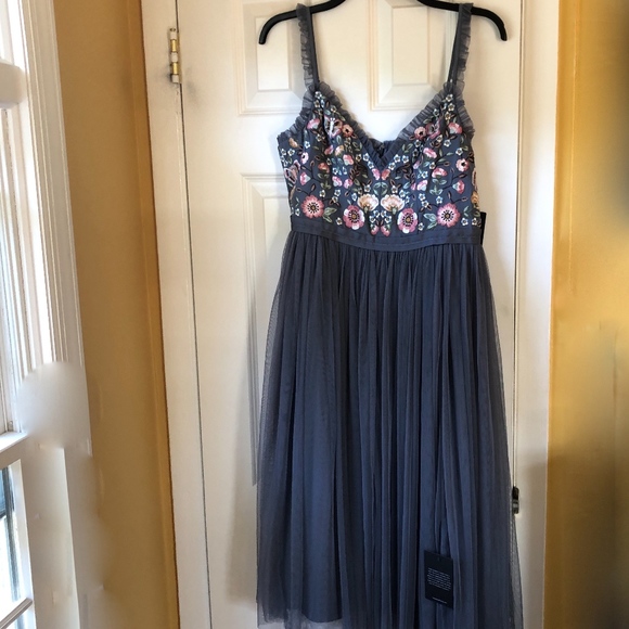 needle and thread navy dress